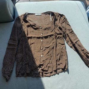 Polka dot blouse